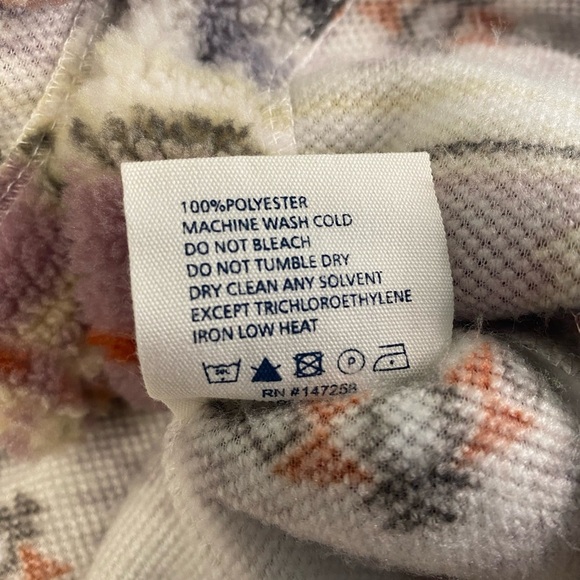 Simply Southern Aztec Gray Sweatshirt Shacket Jacket Sherpa Fleece Medium - Picture 7 of 16